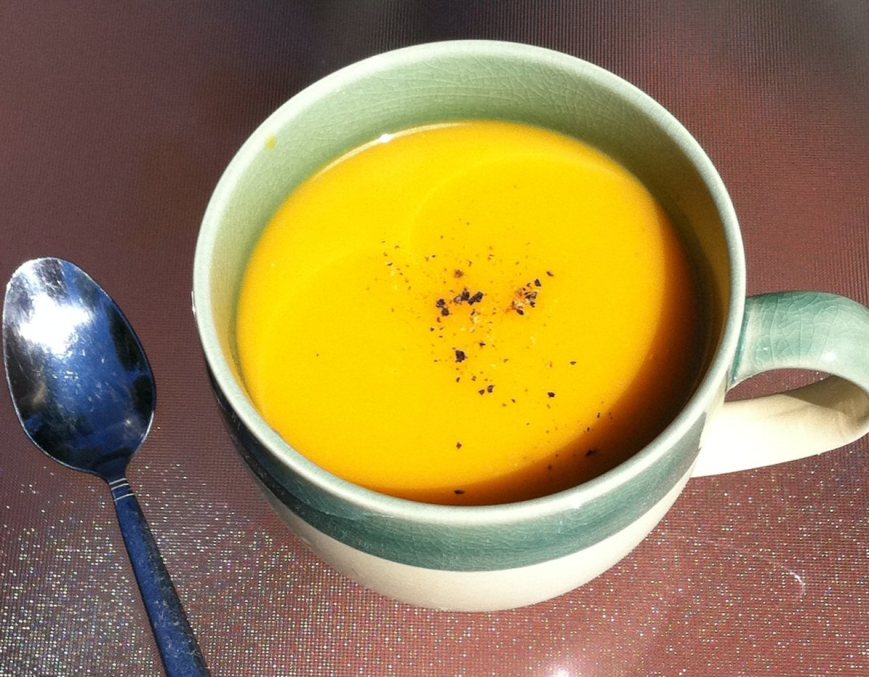 smoked butternut soup